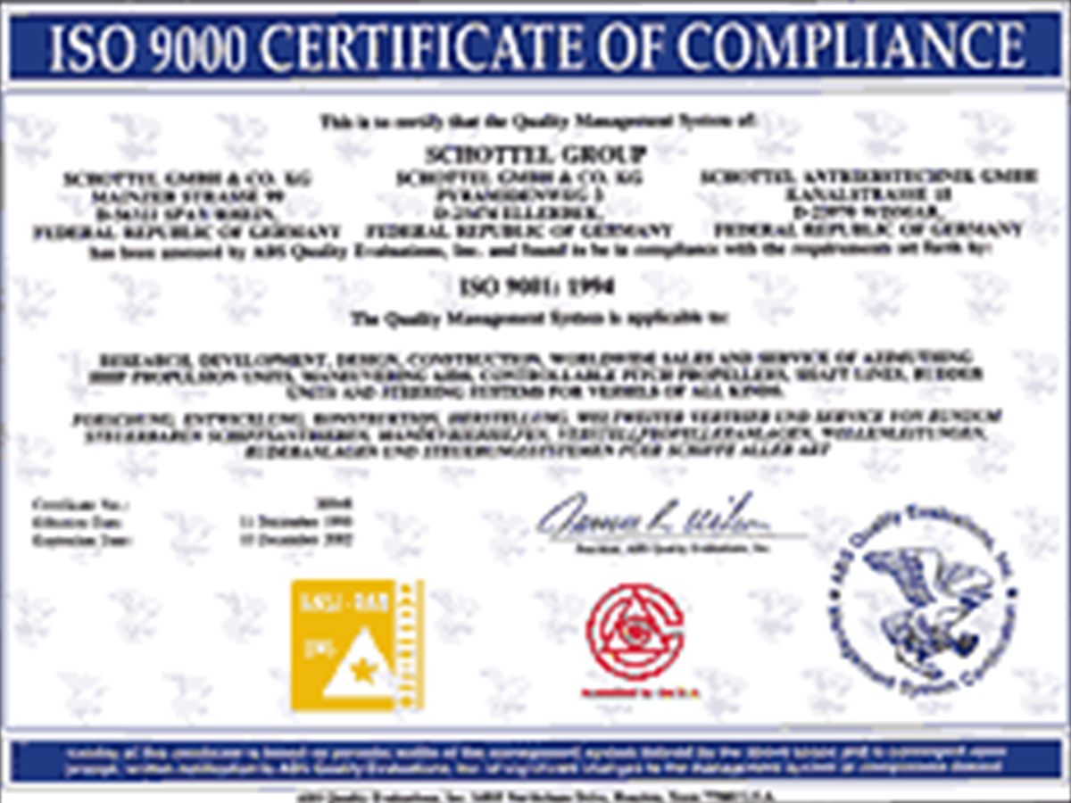 Iso 9000 demo certificate